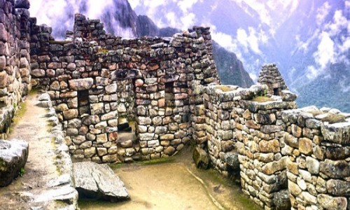 Zdjecie PERU / Cusco / Machu Picchu / Ruiny Paacu 