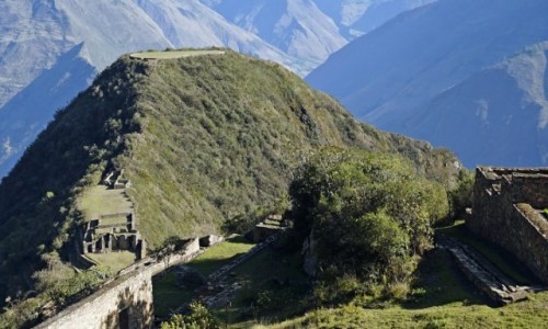 Zdjcie PERU / Cusco / Choquequirao / Plac ceremonialny na szczycie.