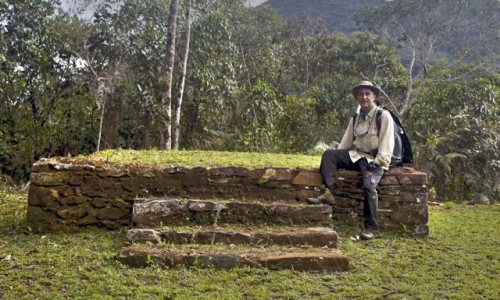 Zdjcie PERU / Vilcabamba / Vilcabamba / Pozostaoci po stranicy, chronicej, wejcia do Wielkiej Vilcabamby,