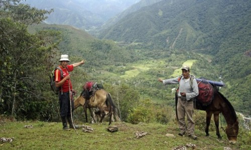 Zdjcie PERU / Vilcabamba / Vilcabamba / Widok na legendarn Espiritu Pamapa,to tu znaleli schronienie, ostatni inkascy wadcy, 