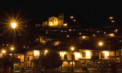 Zdjecie PERU / brak / CUZCO  / Cuzco nocą