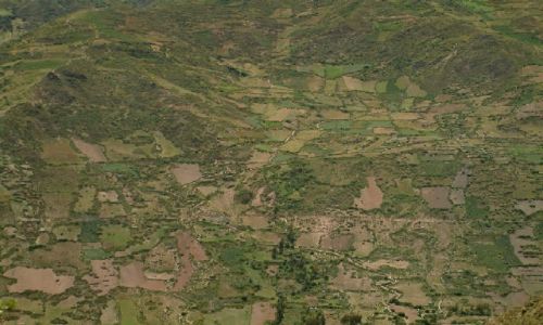 Zdjęcie PERU / Andy, Kordyliera Biała / Okolice Chavin de Huantar / Pola uprawne