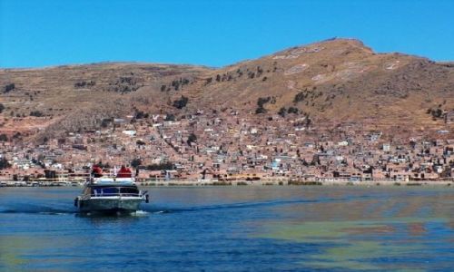 Zdjecie PERU / Altiplano / Jezioro Titicaca / Port w Puno