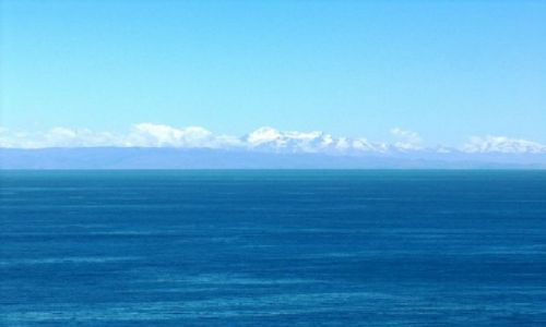 Zdjecie PERU / Altiplano / Jezioro Titicaca / Cordillera Real widoczna z Wyspy Taquile