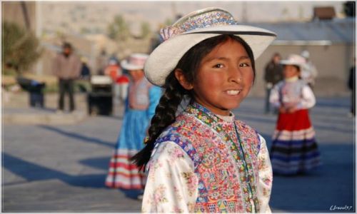 Zdjecie PERU / Rejon COLCA / Chivay / Dziewczyna z gór