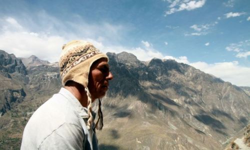 Zdjcie PERU / Andy / kanion Colca / Remigio - 100 procent Inki...w Ince ;D