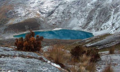 Zdjecie PERU / Cordillera Blanca / Dolina Santa Cruz / Pod przełęczą Punta Union