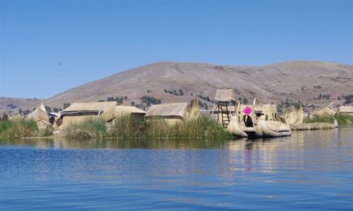 Zdjcie PERU / jezioro Titicaca / Uros / Pywajce wyspy Uros
