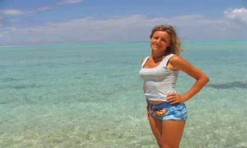 Zdjęcie POLINEZJA FRANCUSKA / Wyspa MOOREA / plaża / W tym kolorze można się zapomnieć