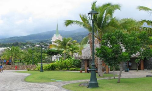 Zdjęcie POLINEZJA FRANCUSKA / Tahiti / Papeete / Kościół protestancki