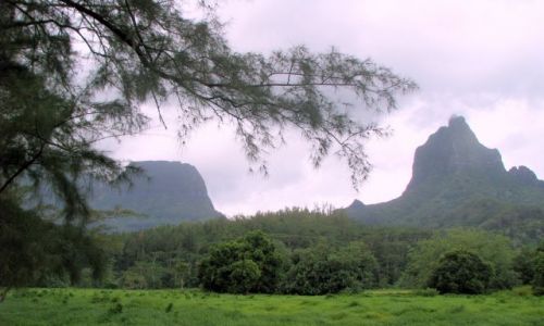 Zdjcie POLINEZJA FRANCUSKA / Wyspy Nawietrzne / Moorea / Widok na Mt. Mouaroa