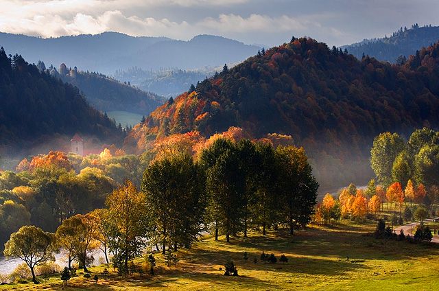 Zdjęcia: Okolice Czerwonego Klasztoru, Pieniny, Pienińska jesień, POLSKA Zdjęcia: Okolice Czerwonego Klasztoru, Pieniny, Pienińska jesień, POLSKA