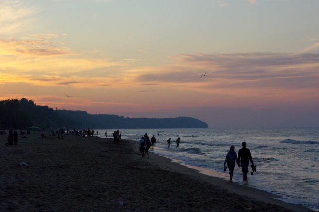 Zdjęcia: Władysławowo, Województwo Pomorskie., Plaża o zachodzie., POLSKA Zdjęcia: Władysławowo, Województwo Pomorskie., Plaża o zachodzie., POLSKA