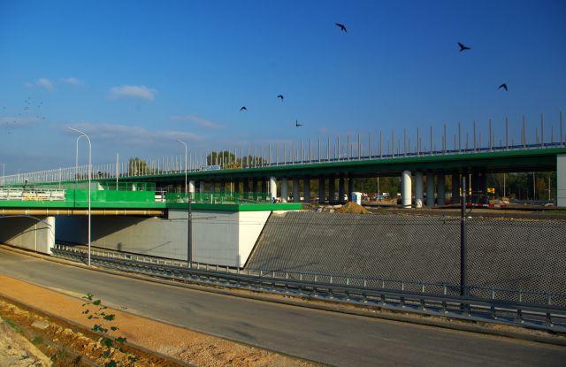 Zdjęcia: Warszawa, Mazowsze, Budowa Mostu Północnego., POLSKA Zdjęcia: Warszawa, Mazowsze, Budowa Mostu Północnego., POLSKA