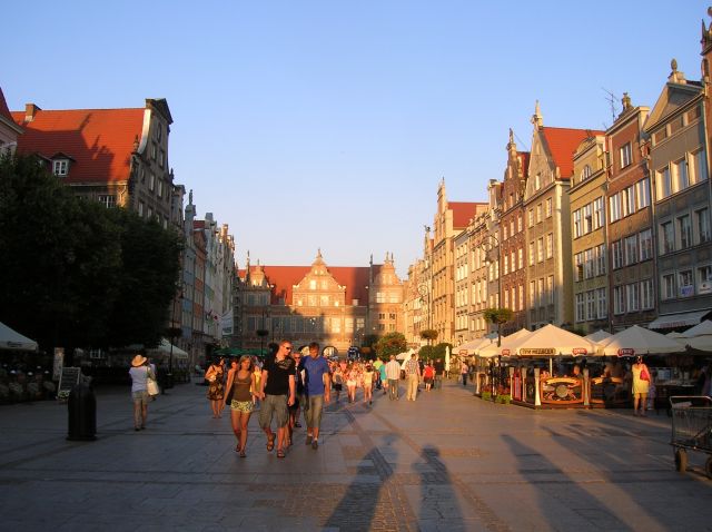 Zdjęcia: Centrum, Gdansk, Ulica Dlugi targ w Gdansku, POLSKA Zdjęcia: Centrum, Gdansk, Ulica Dlugi targ w Gdansku, POLSKA