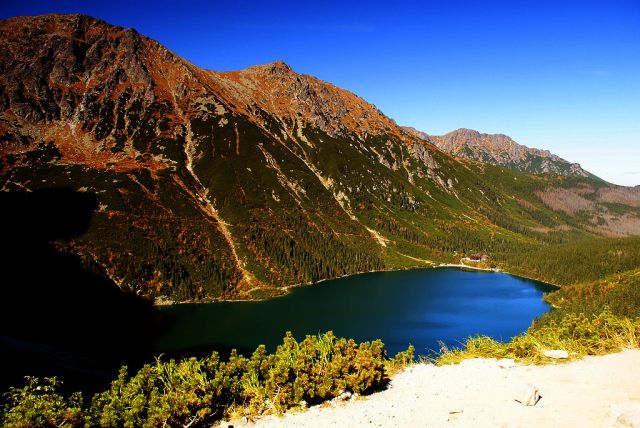 Zdjęcia: zakopane, małopolskie, Morskie Oko. Widok z Czarnego Stawu., POLSKA Zdjęcia: zakopane, małopolskie, Morskie Oko. Widok z Czarnego Stawu., POLSKA