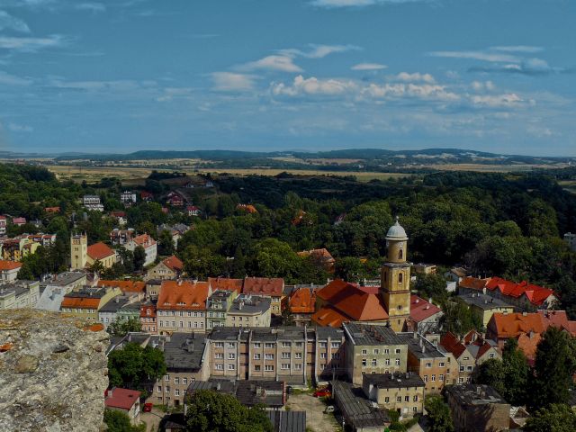 Zdjęcia: Bolków, dolnośląskie, Bolków. Panorama z wieży zamkowej., POLSKA Zdjęcia: Bolków, dolnośląskie, Bolków. Panorama z wieży zamkowej., POLSKA
