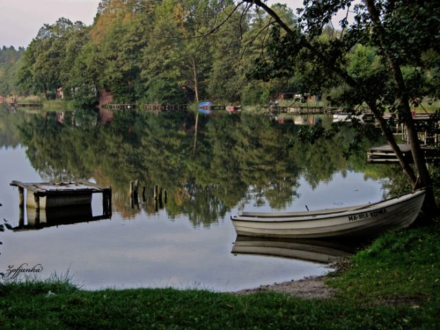 Zdjęcia: jez. Dłużek, Mazury, Odbicia w wodzie, POLSKA Zdjęcia: jez. Dłużek, Mazury, Odbicia w wodzie, POLSKA