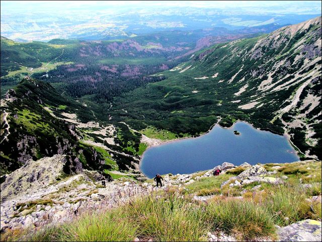 Zdjęcia: Tatry Wysokie, Zakopane, Widok z Kościelca- z lewej- przeł. Karb, POLSKA Zdjęcia: Tatry Wysokie, Zakopane, Widok z Kościelca- z lewej- przeł. Karb, POLSKA