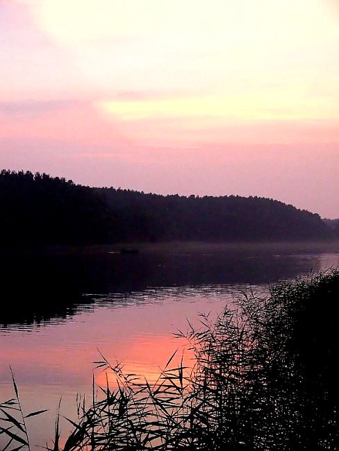Zdjęcia: Jez. Dąbrowa Mała, okolice Dąbrówna, Mazury, Koniec dnia, POLSKA Zdjęcia: Jez. Dąbrowa Mała, okolice Dąbrówna, Mazury, Koniec dnia, POLSKA
