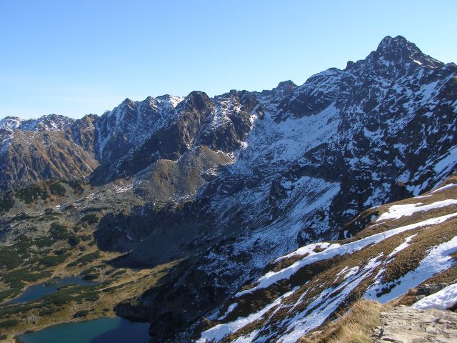 Zdjęcia: Tatry, małopolskie, Widok z Kasprowego Wierchu na Świnicę, POLSKA Zdjęcia: Tatry, małopolskie, Widok z Kasprowego Wierchu na Świnicę, POLSKA