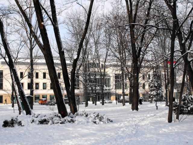 Zdjęcia: park przed Galerią Rosa, Radom, zima 2010, POLSKA Zdjęcia: park przed Galerią Rosa, Radom, zima 2010, POLSKA