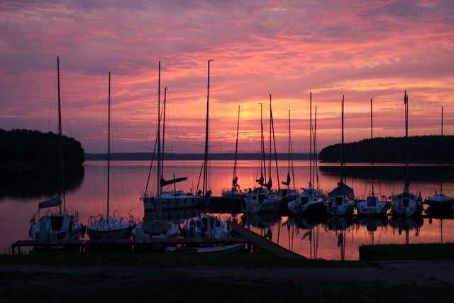Zdjęcia: Zamordeje, Mazury, Wschód słońca nad keją, POLSKA Zdjęcia: Zamordeje, Mazury, Wschód słońca nad keją, POLSKA