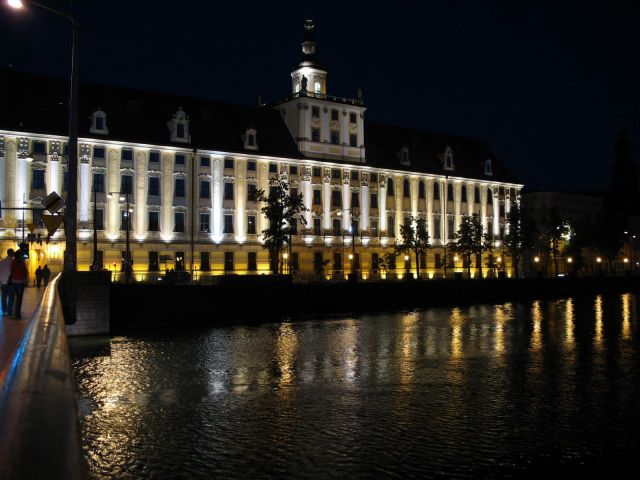 Zdjęcia: Wrocław, Dolny Sląsk, uniwersytet nocą, POLSKA Zdjęcia: Wrocław, Dolny Sląsk, uniwersytet nocą, POLSKA