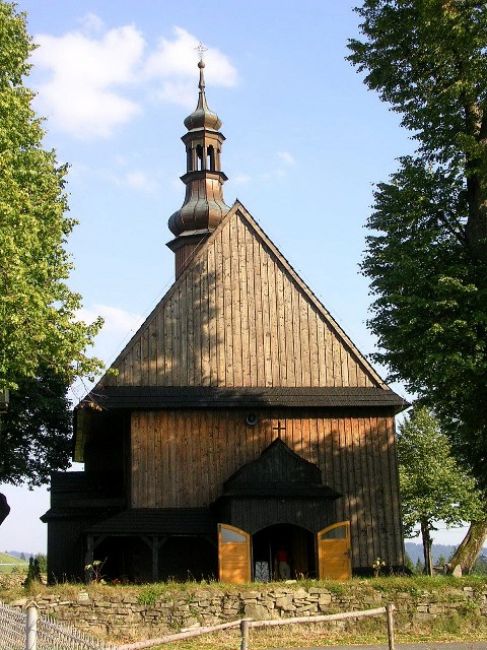 Zdjęcia: Kościół pw. św. Krzyża "na Obidowej", Rdzawka, szlakiem drewnianych kościółków, POLSKA Zdjęcia: Kościół pw. św. Krzyża "na Obidowej", Rdzawka, szlakiem drewnianych kościółków, POLSKA