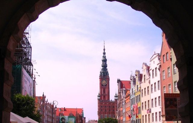 Zdjęcia: Gdańsk, Pomorskie, Wieza Ratusza spod Zielonej Bramy, POLSKA Zdjęcia: Gdańsk, Pomorskie, Wieza Ratusza spod Zielonej Bramy, POLSKA