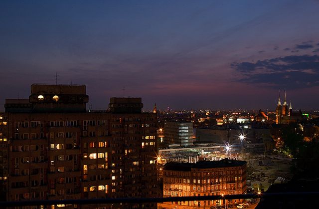 Zdjęcia: Wrocław, Wrocaw widok z manhattanu, POLSKA Zdjęcia: Wrocław, Wrocaw widok z manhattanu, POLSKA