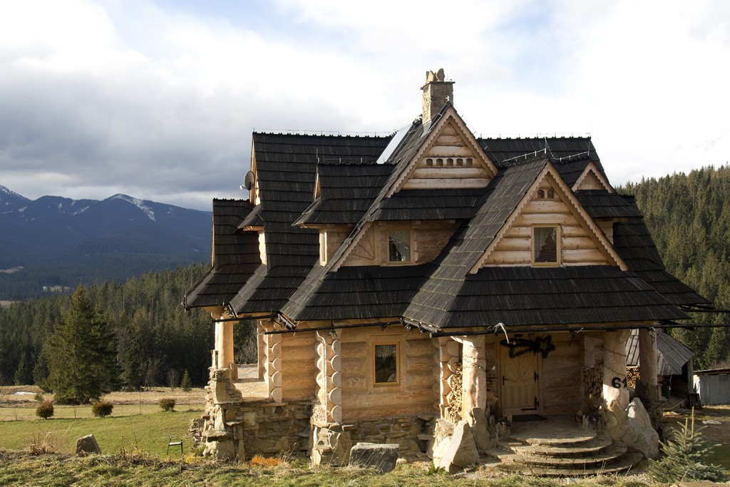 Zdjęcia: , Tatry, Góralski domeczek, POLSKA Zdjęcia: , Tatry, Góralski domeczek, POLSKA