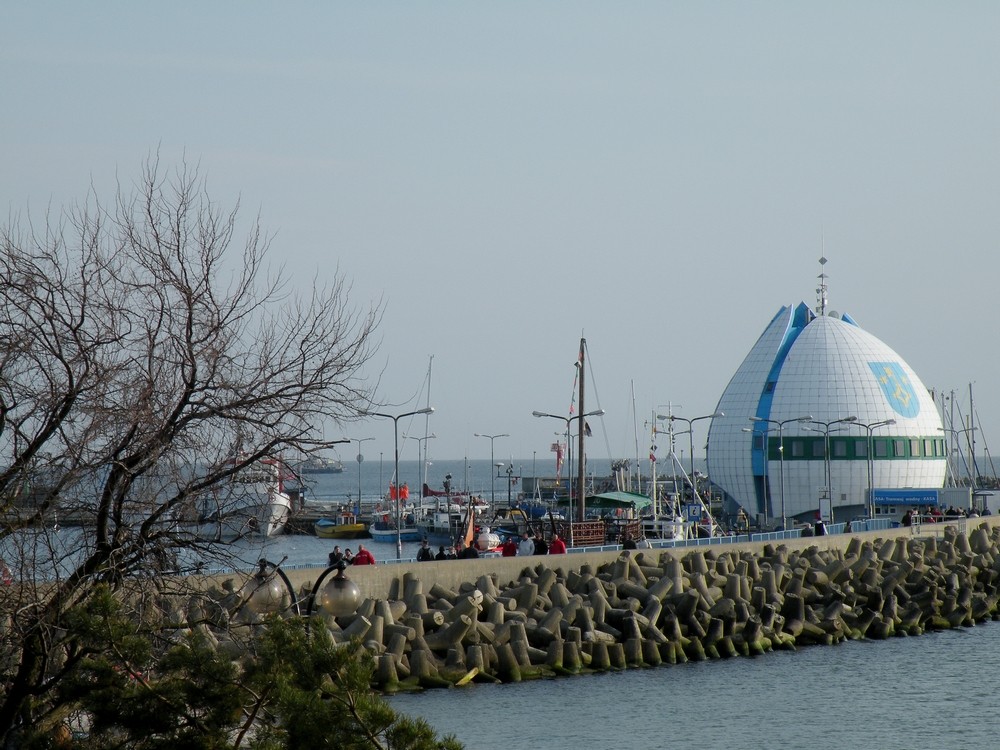 Zdjęcia: Hel, pomorskie, Wyjście z portu, POLSKA Zdjęcia: Hel, pomorskie, Wyjście z portu, POLSKA