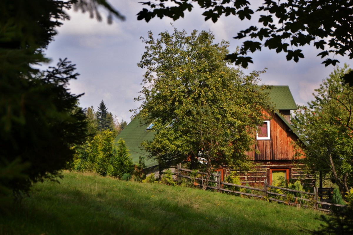 Zdjęcia: gdzieś przy szlaku, Beskid Mały, "A jeśli dom będę miał...", POLSKA Zdjęcia: gdzieś przy szlaku, Beskid Mały, "A jeśli dom będę miał...", POLSKA