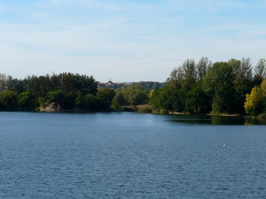 Zdjęcia: Nad Odrą, opolskie, Odcinek Odry w dali Winów., POLSKA Zdjęcia: Nad Odrą, opolskie, Odcinek Odry w dali Winów., POLSKA