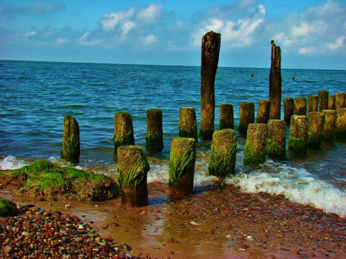 Zdjęcia: Wicie, województwo zachodniopomorskie, Wicie-malowniczy falochron, POLSKA Zdjęcia: Wicie, województwo zachodniopomorskie, Wicie-malowniczy falochron, POLSKA