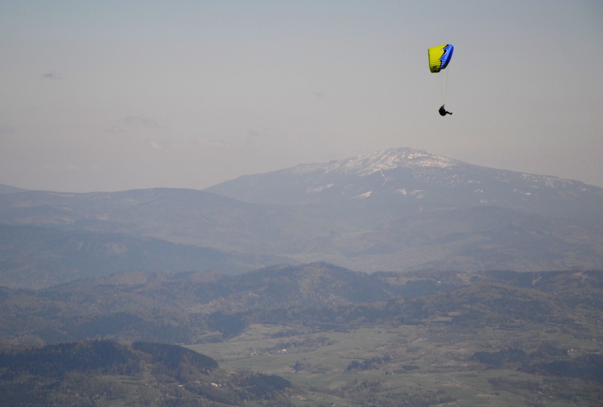 Zdjęcia: widok ze Skrzycznego, Beskid Śląski, Ponad Babią, POLSKA Zdjęcia: widok ze Skrzycznego, Beskid Śląski, Ponad Babią, POLSKA