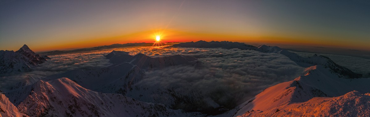 Zdjęcia: Swinica, -Tatry, Zachód słońca w Tatrach, POLSKA Zdjęcia: Swinica, -Tatry, Zachód słońca w Tatrach, POLSKA