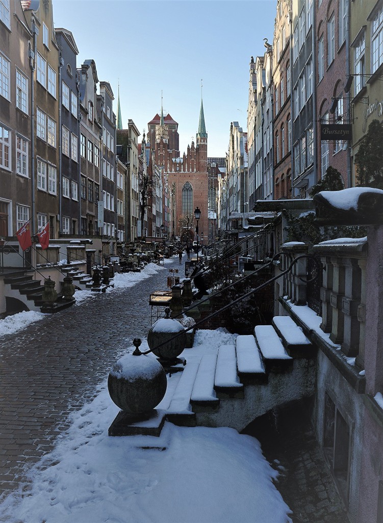 Zdjęcia: Ulica Mariacka, Gdańsk, Przyprószona śniegiem, POLSKA Zdjęcia: Ulica Mariacka, Gdańsk, Przyprószona śniegiem, POLSKA