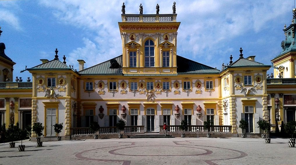 Zdjęcia: Wilanów, mazowieckie, Centralna część pałacu., POLSKA Zdjęcia: Wilanów, mazowieckie, Centralna część pałacu., POLSKA