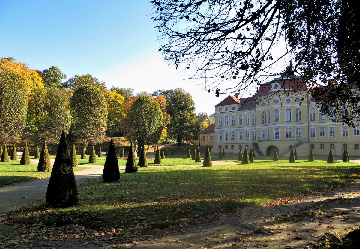 Zdjęcia: Rogalin, Pałac Raczyńskich, Wielkopolska, od strony ogrodów..., POLSKA Zdjęcia: Rogalin, Pałac Raczyńskich, Wielkopolska, od strony ogrodów..., POLSKA