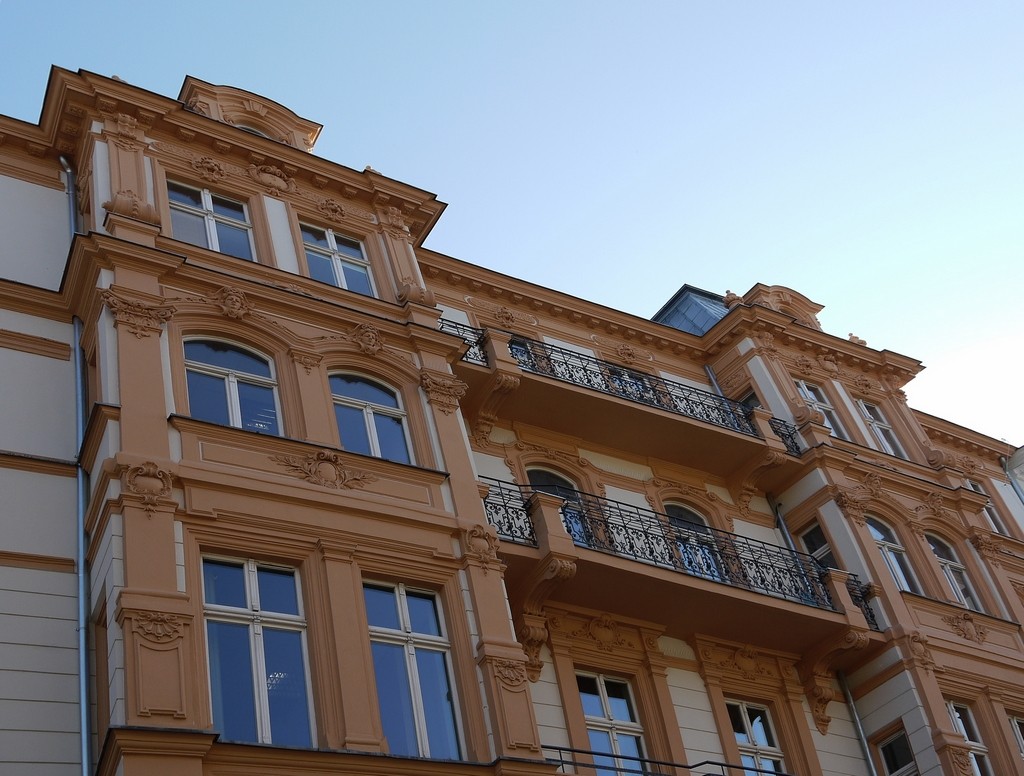 Zdjęcia: Szczecin, zachodnio-pomorskie, Odnowiona fasada kamienicy, POLSKA Zdjęcia: Szczecin, zachodnio-pomorskie, Odnowiona fasada kamienicy, POLSKA