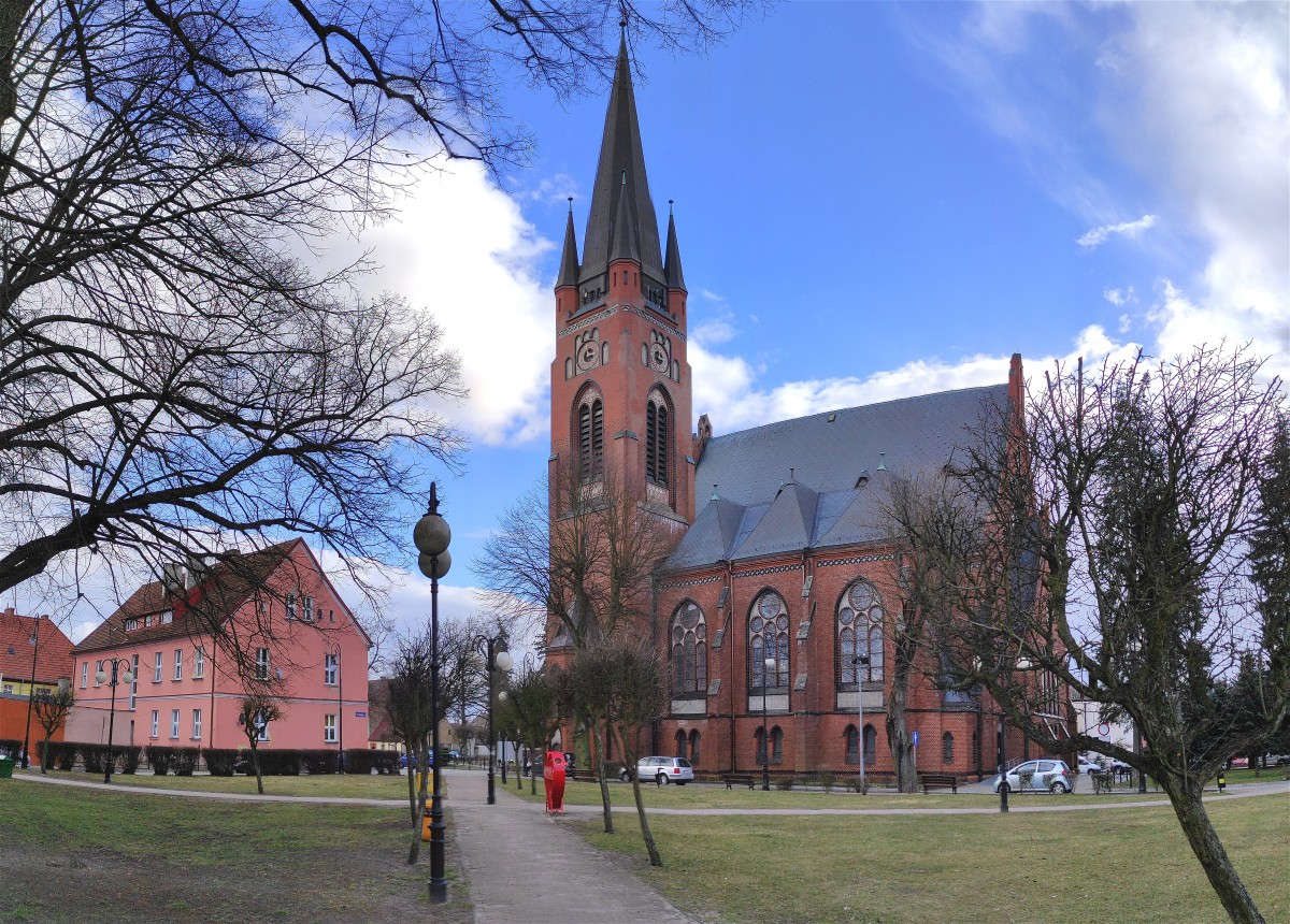 Zdjęcia: Drezdenko, lubuskie, Kościół neogotycki z przełomu XIX/XX wieku, Drezdenko, POLSKA Zdjęcia: Drezdenko, lubuskie, Kościół neogotycki z przełomu XIX/XX wieku, Drezdenko, POLSKA