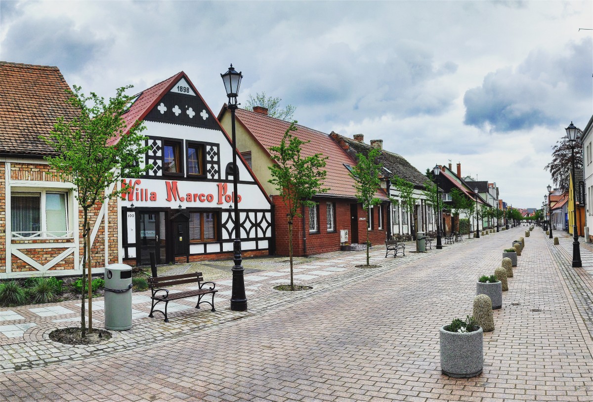 Zdjęcia: Łeba, pomorskie, Ulica Kościuszki w Łebie, POLSKA Zdjęcia: Łeba, pomorskie, Ulica Kościuszki w Łebie, POLSKA