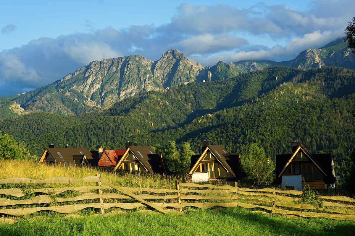 Zdjęcia: Kościelisko, Tatry, Widok na Giewont, POLSKA Zdjęcia: Kościelisko, Tatry, Widok na Giewont, POLSKA