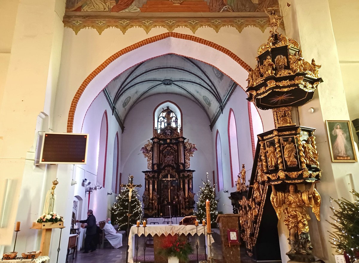 Zdjęcia: Pasłęk., woj.warmińsko-mazurskie., Pasłęk - kościół p.w. św. Bartłomieja - ambona., POLSKA Zdjęcia: Pasłęk., woj.warmińsko-mazurskie., Pasłęk - kościół p.w. św. Bartłomieja - ambona., POLSKA