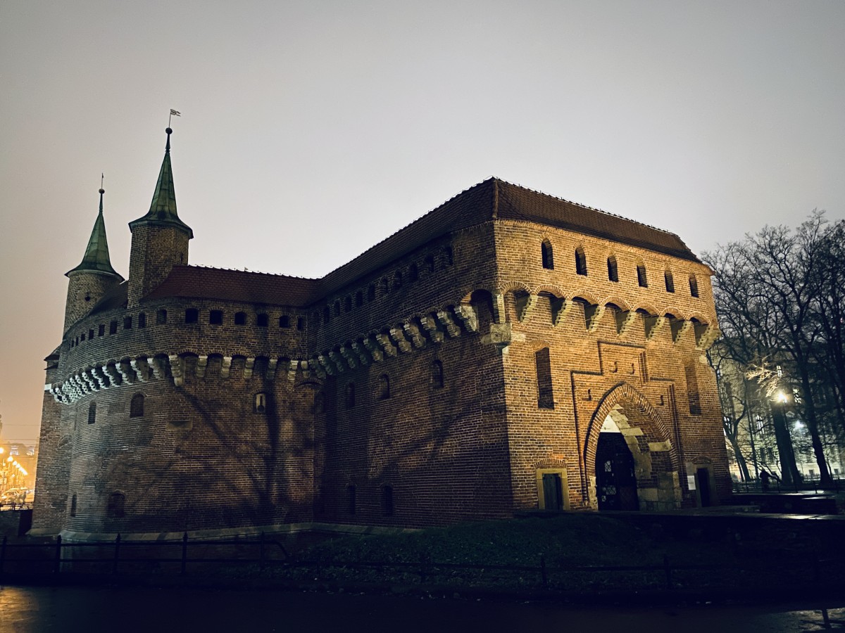 Zdjęcia: Barbakan , Kraków , Barbakan zimą, POLSKA Zdjęcia: Barbakan , Kraków , Barbakan zimą, POLSKA