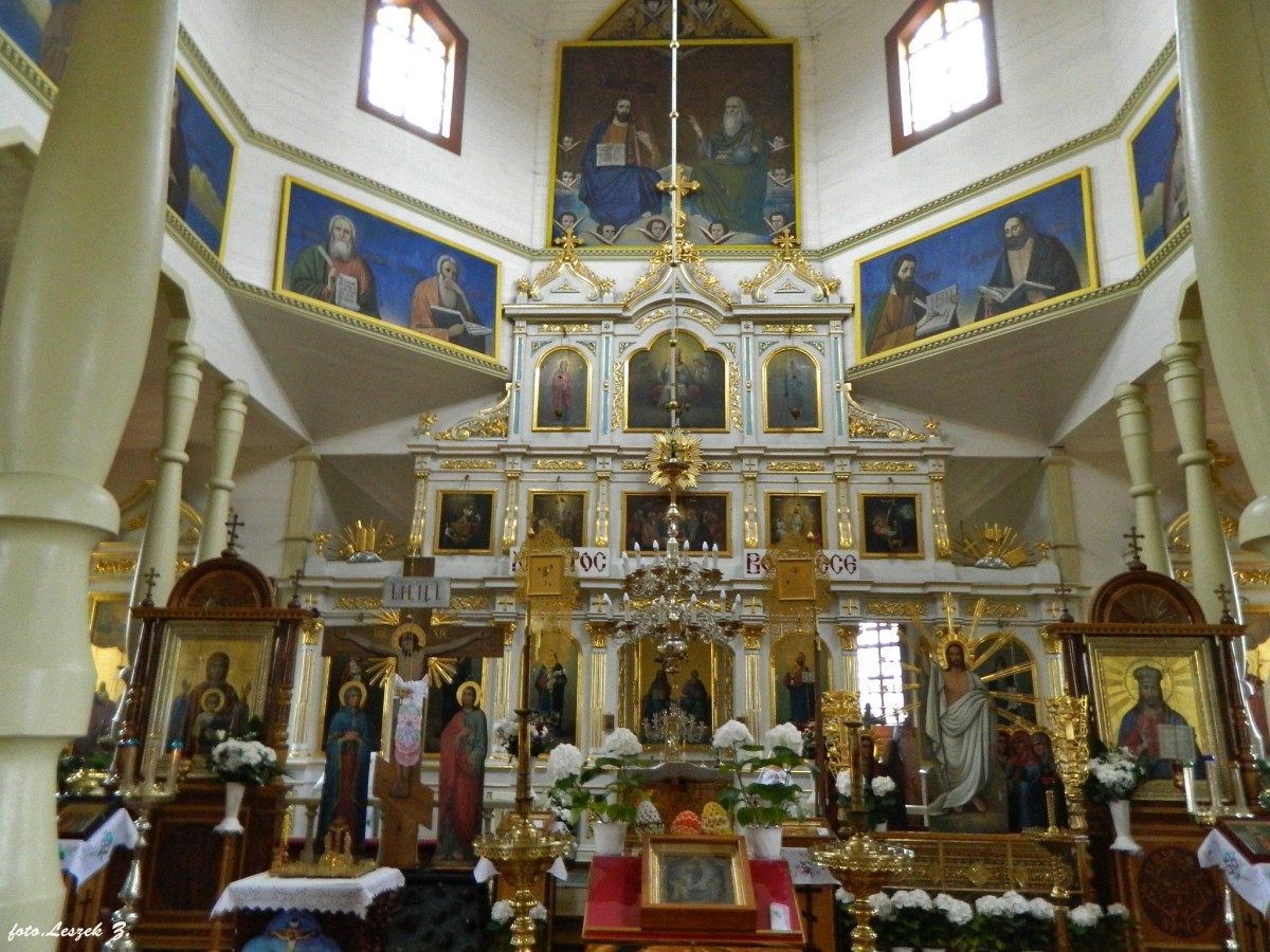 Zdjęcia: pow. hajnowski., woj.podlaskie., Łosinka - cerkiew św. Apostoła Jakuba Alfeusza - ikonostas., POLSKA Zdjęcia: pow. hajnowski., woj.podlaskie., Łosinka - cerkiew św. Apostoła Jakuba Alfeusza - ikonostas., POLSKA