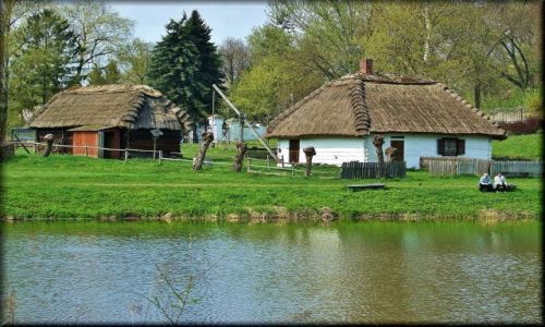 Zdjecie POLSKA / lubelszczyzna / skansen / Wiosna w skansenie