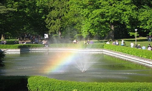 Zdjecie POLSKA / opolszczyzna / Moszna / Moszna- soneczne igraszki